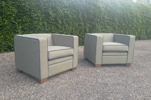 Two Bespoke Armchairs