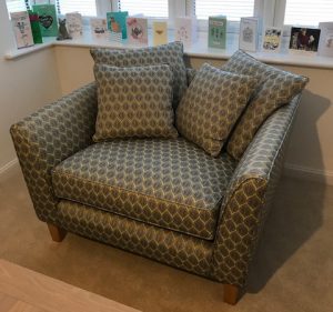 Patterned Armchair