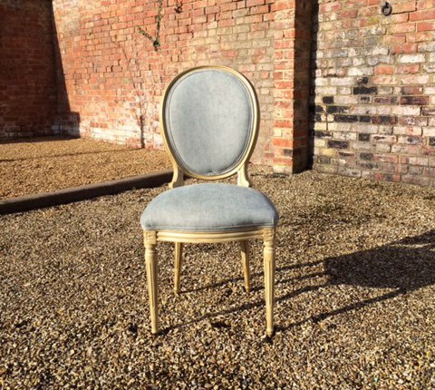 Reupholstered little chair